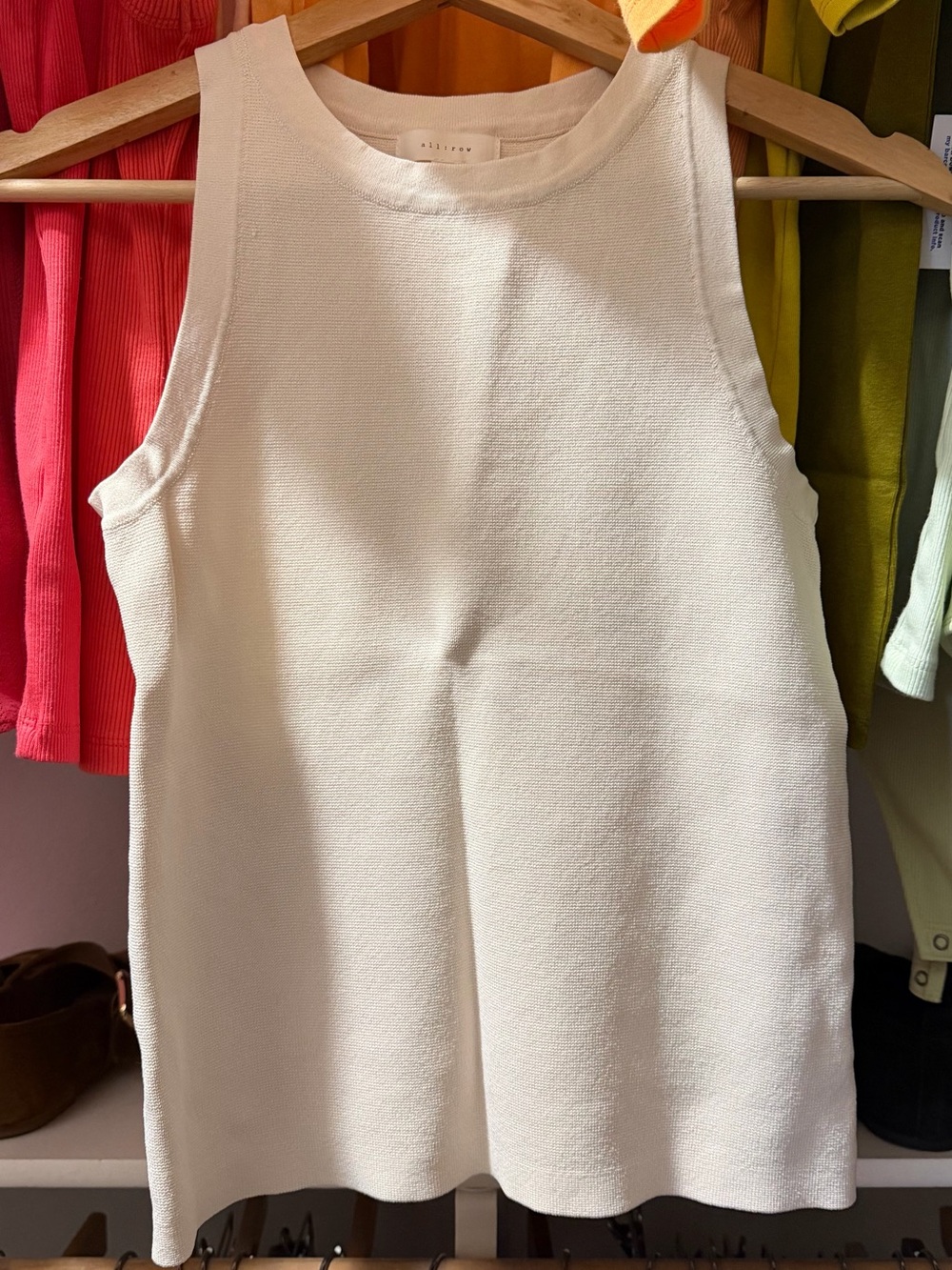 All:Row Viscose High Neck Sleeveless Top Small